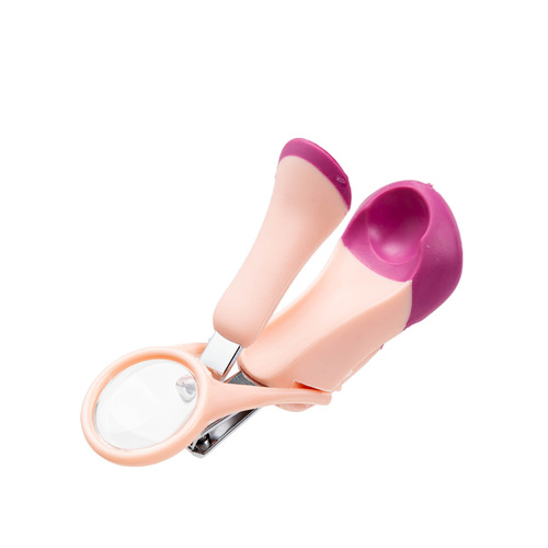 Doraebob Infants and Toddlers Magnifying Mirror Nail Scissors Baby Nail Cutter Nail Grinder Nail Nipper Anti-Missing Meat 6186