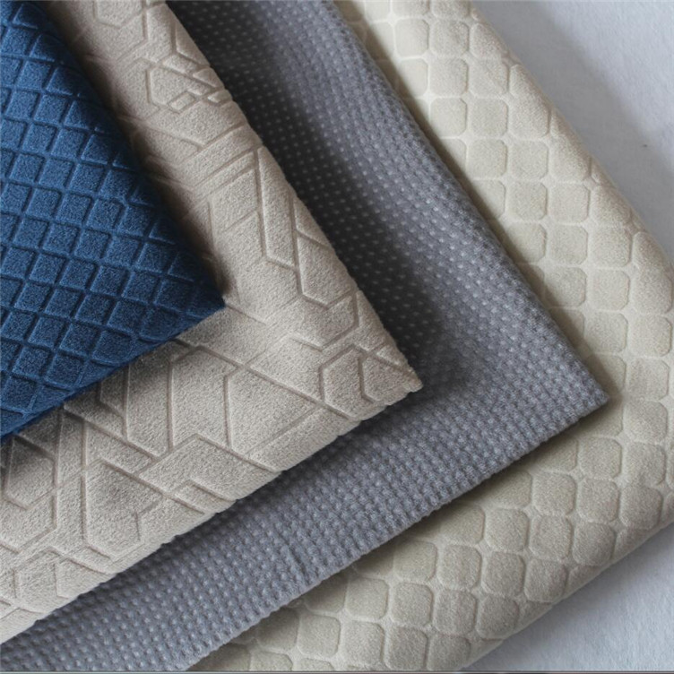 供应 压花座椅布涤纶汽车座椅坐垫面料防尘压花复合面料