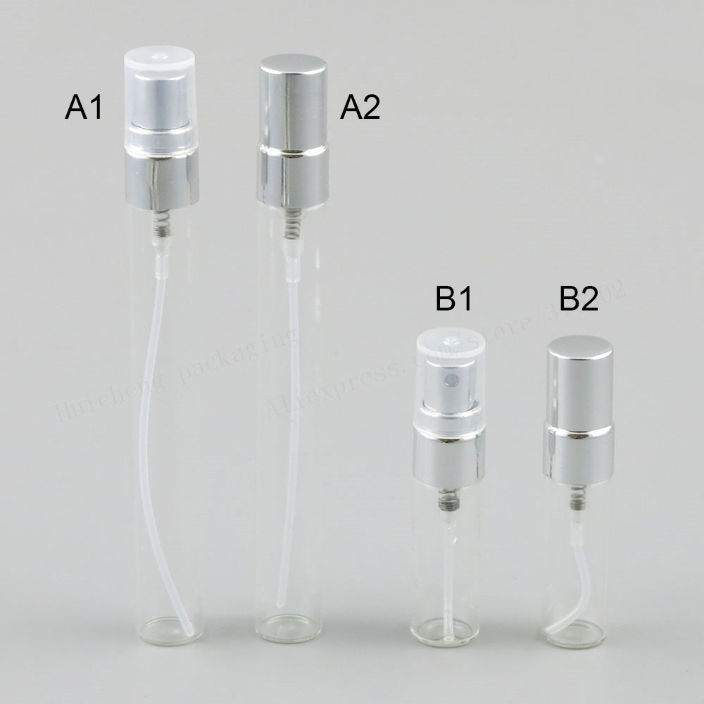10ML香水瓶喷雾化妆品玻璃瓶透明样品瓶分装瓶口红管细长14mm96mm