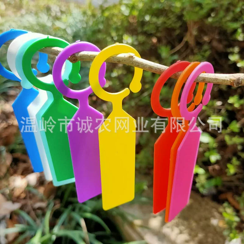 100 листов утолщенных пластиковых этикеток Водонепроницаемое кольцо набор этикеток кольцо этикетки ярлык знак садоводства