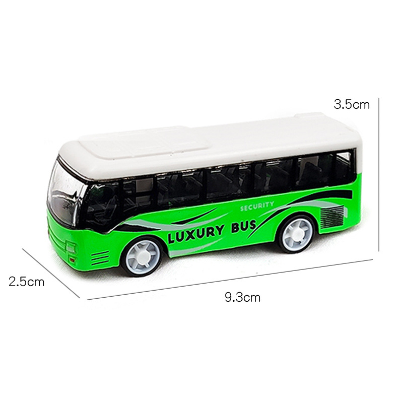 Toy alloy bus, alloy bus model, children's toy bus, metal bus model, toy car