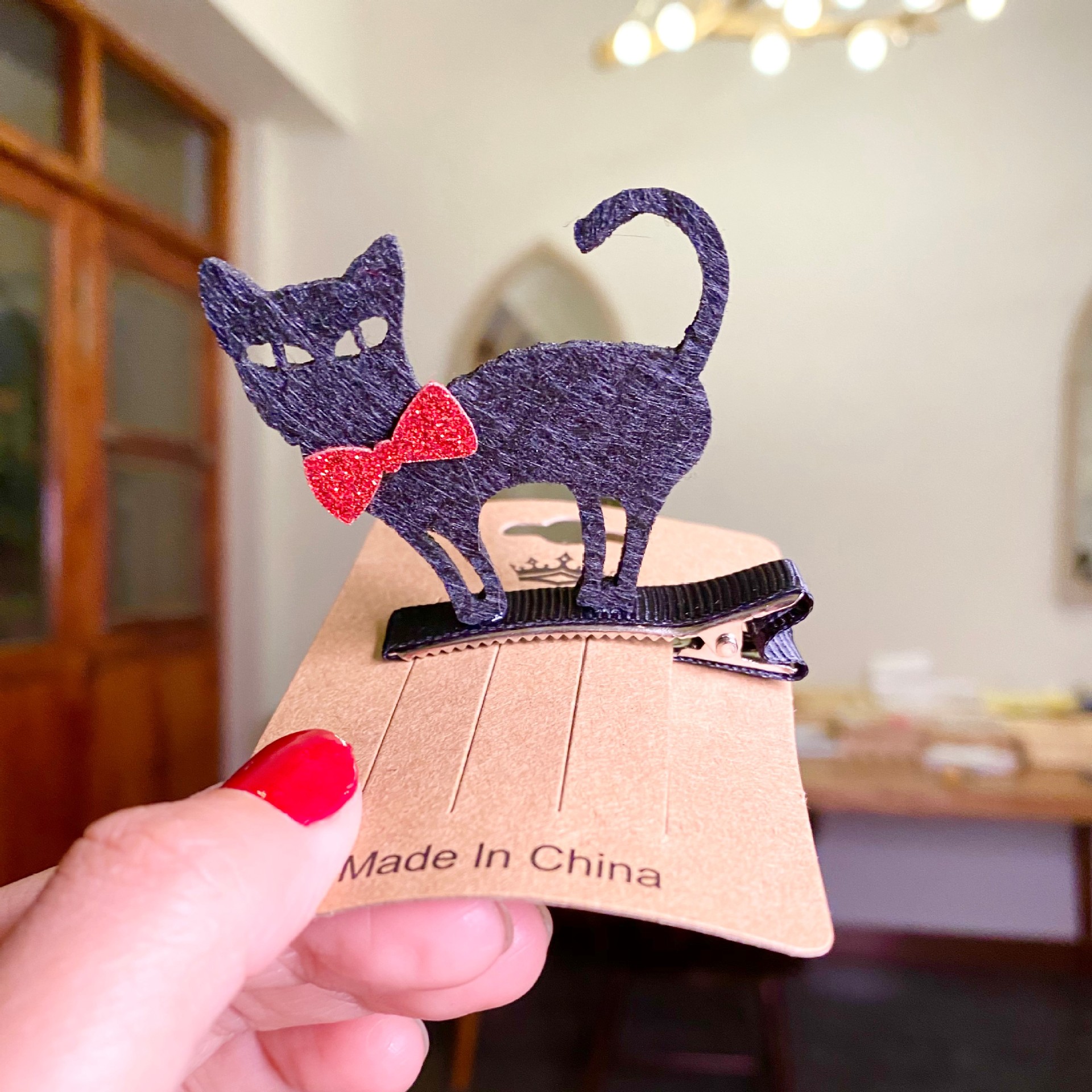 Cross-Border Hot Selling Halloween Hairpin New Product Halloween Decoration Selling Cute Bat Ghost Wizard Hat Pumpkin Hair