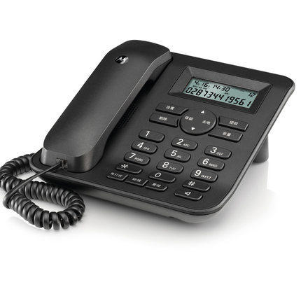 摩托罗拉CT410C 电话机座机办公家用固定电话免提通话免电池双接