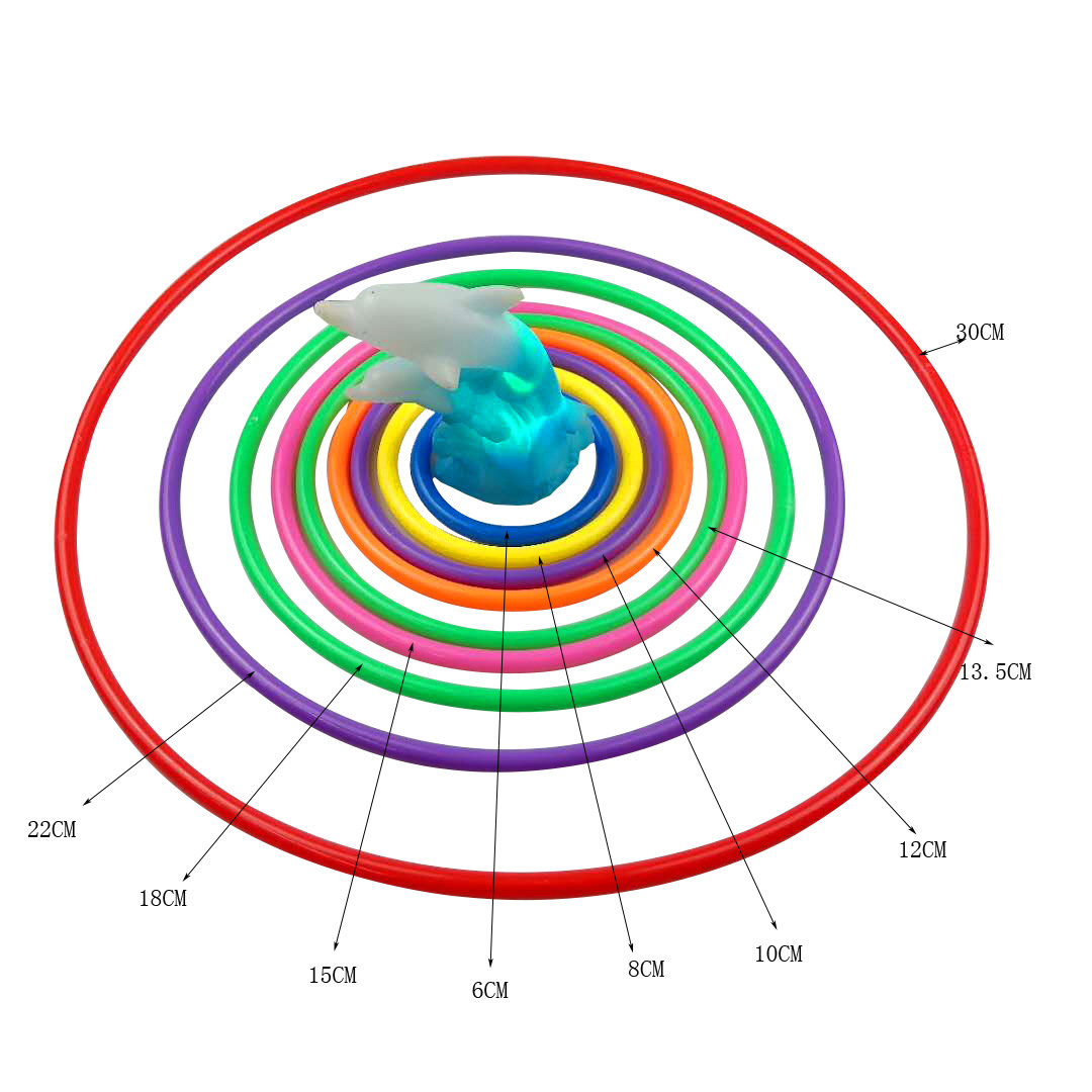 Stall Bold Loop Children's Toys Solid Loop Game Kindergarten Activities Multi-specification Throwing Loop
