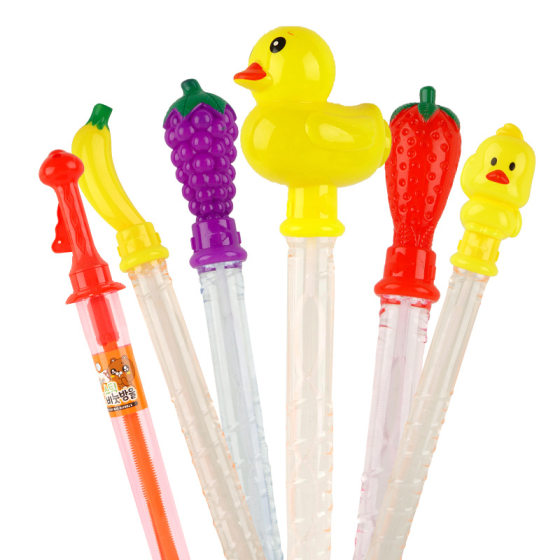 Western Sword Bubble Stick with Water Big Number Box of 12 Pack Bubble Sword Mixed Hair Children's Outdoor Toy Park Stall