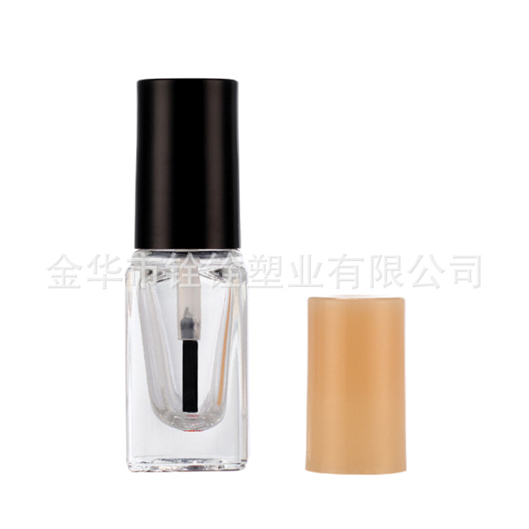 N025 Cylindrical Nail Polish Lid Plastic Bottle Cap Nail Brush Nail Oil Bottle Nail Polish Brush