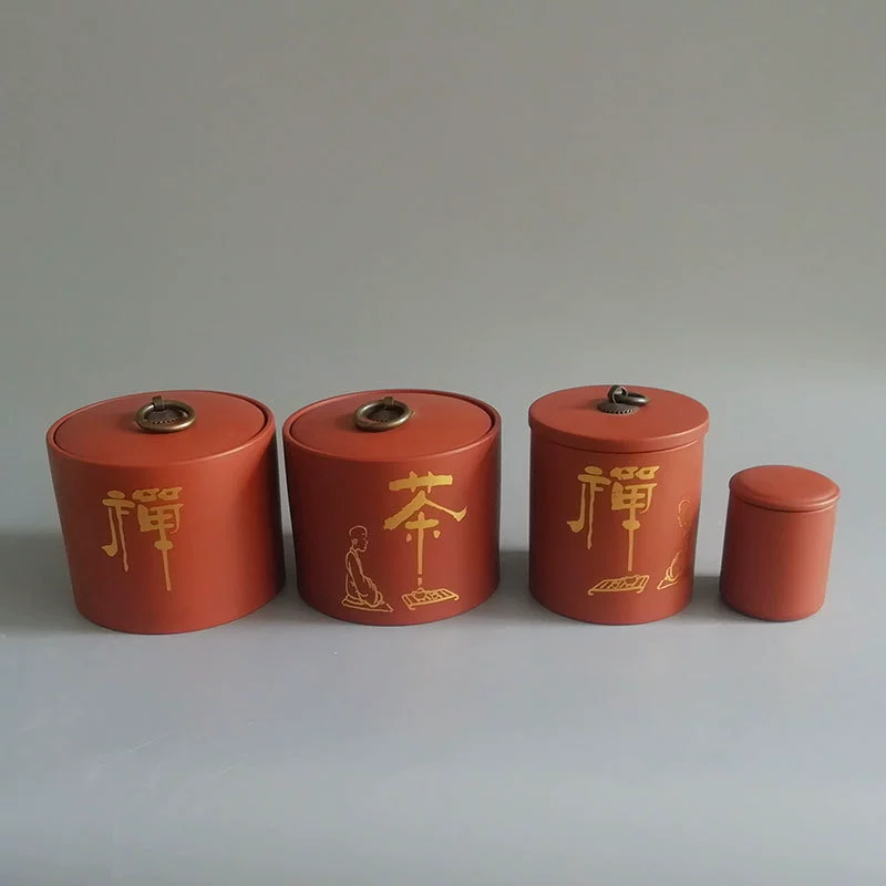 Фиолетовый песочный чай банка чай Zen Tea Series герметичная банка для хранения сухих товаров влагостойкая банка китайской медицины