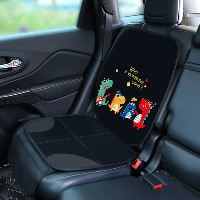 Cross-Border Hot Selling Car Kids Safety Seat Anti-Wear Pad Isofix Universal Thickeneded Car Anti-Slip Protection Pad (Other Automotive Interior Supplies) - dinosaur-band-wear-pad