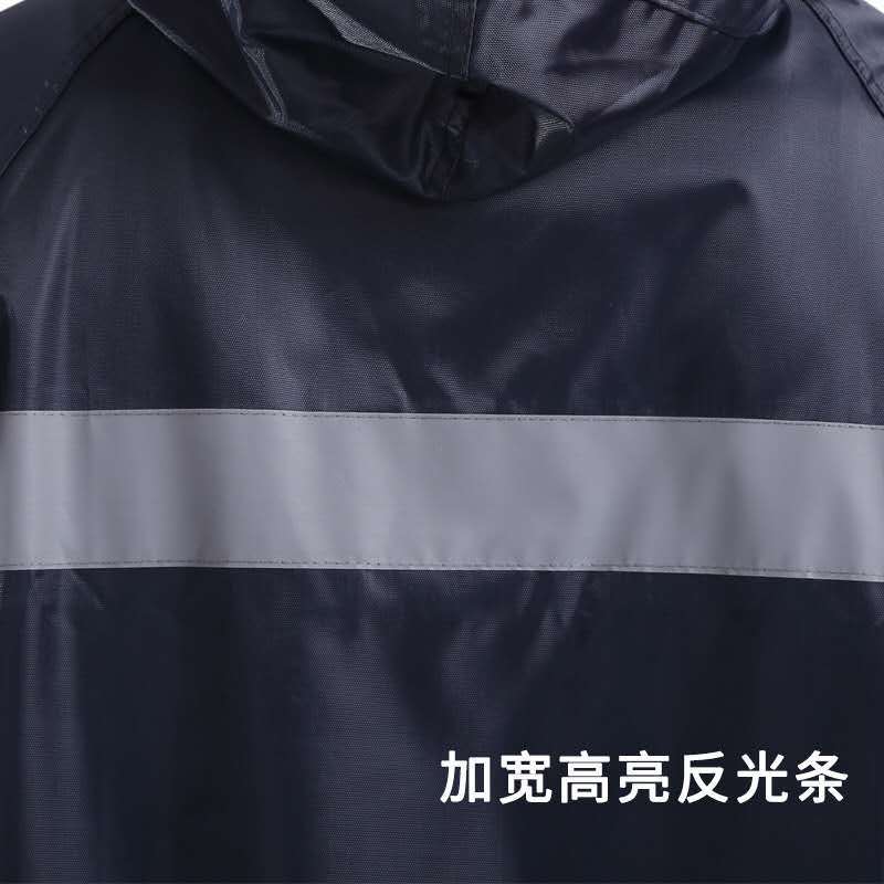 Capa de lluvia unida caminando capa de lluvia gruesa ciclista tormenta de lluvia coche eléctrico para hombres y mujeres aumentando la capa de lluvia con capuz al aire libre para adultos