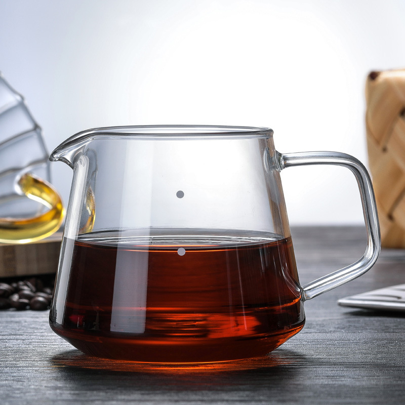 High Temperature Resistant Glass Coffee Pot European Style Pointed Mouth Hand Brewing Sharing Pot Household Milk Scale Water Cup Available in Stock High Temperature Resistant Glass Coffee Pot European Style Pointed Mouth Hand Brewing Sharing Pot Household Milk Scale Water Cup Available in Stock