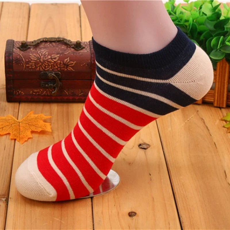 Носки-лодочки в индивидуальной упаковке, мужские и женские мелкие (shallow mouth), весна-лето, хлопковые, короткие трубчатые невидимые носки