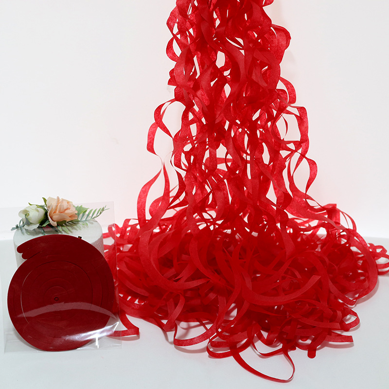 Espiral de la borla colgante de boda de la boda decoración del Partido de cumpleaños suministros adornos en espiral gran ola de papel Garland al por mayor