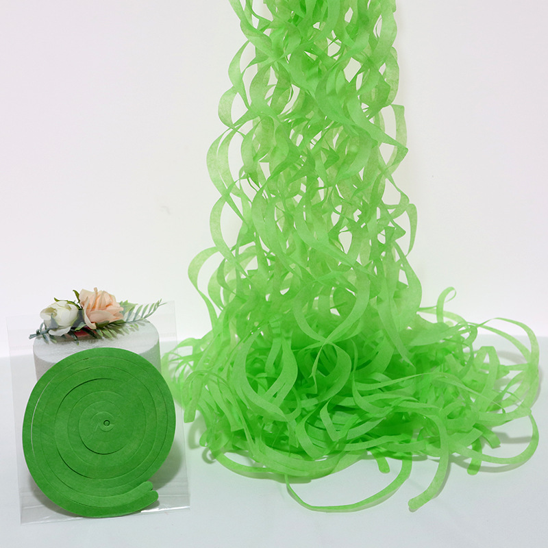 Espiral de la borla colgante de boda de la boda decoración del Partido de cumpleaños suministros adornos en espiral gran ola de papel Garland al por mayor