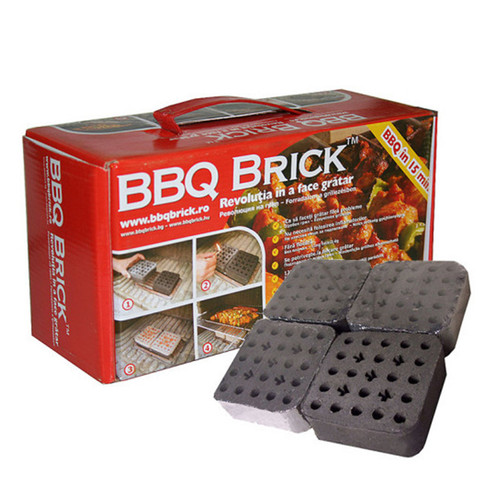 Fire Qilin outdoor fast-burning grilled charcoal square flammable charcoal fire-free household picnic barbecue charcoal greenhouse heating block