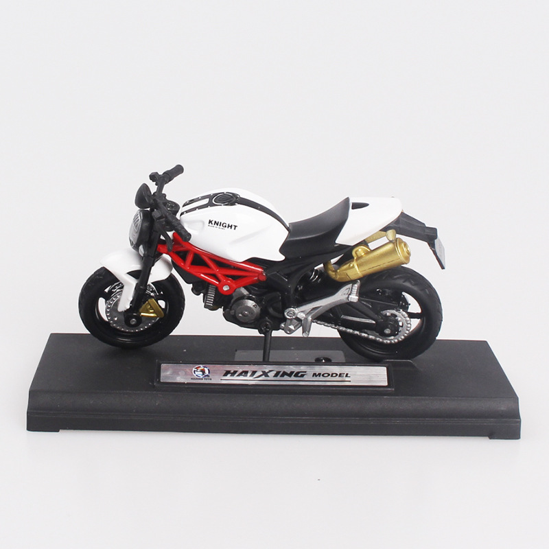 合金のオートバイの模型の置物の機関車のおもちゃのケーキの焙煎の装飾の置物の滑走のオートバイ