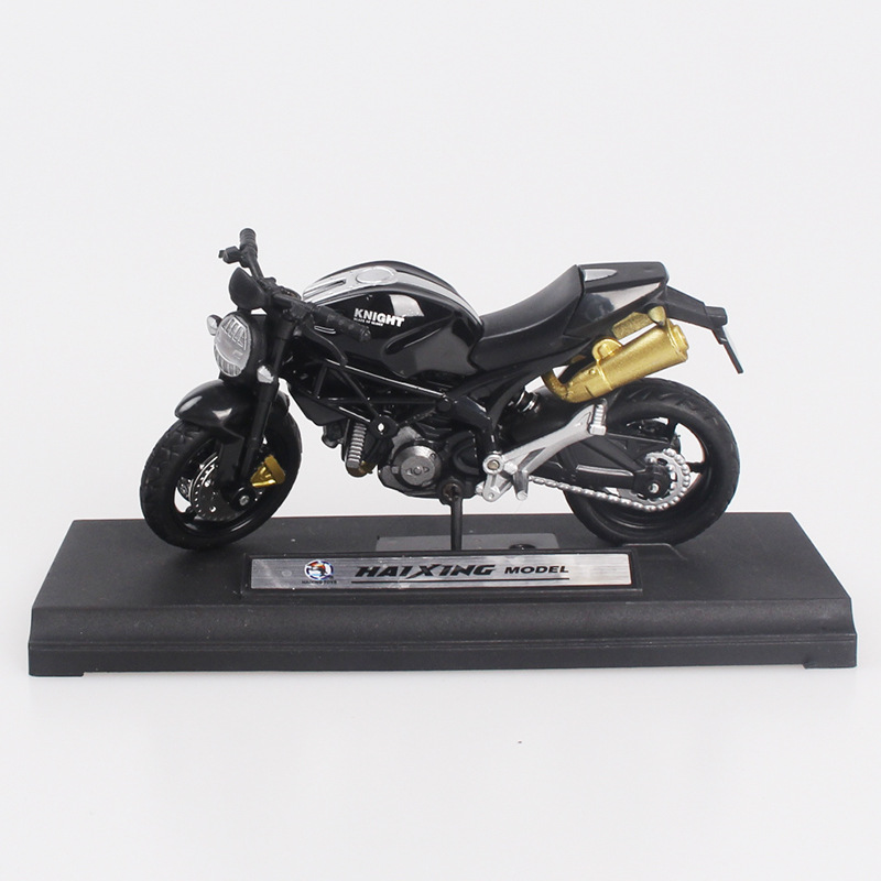 合金のオートバイの模型の置物の機関車のおもちゃのケーキの焙煎の装飾の置物の滑走のオートバイ