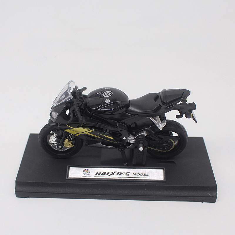 合金のオートバイの模型の置物の機関車のおもちゃのケーキの焙煎の装飾の置物の滑走のオートバイ