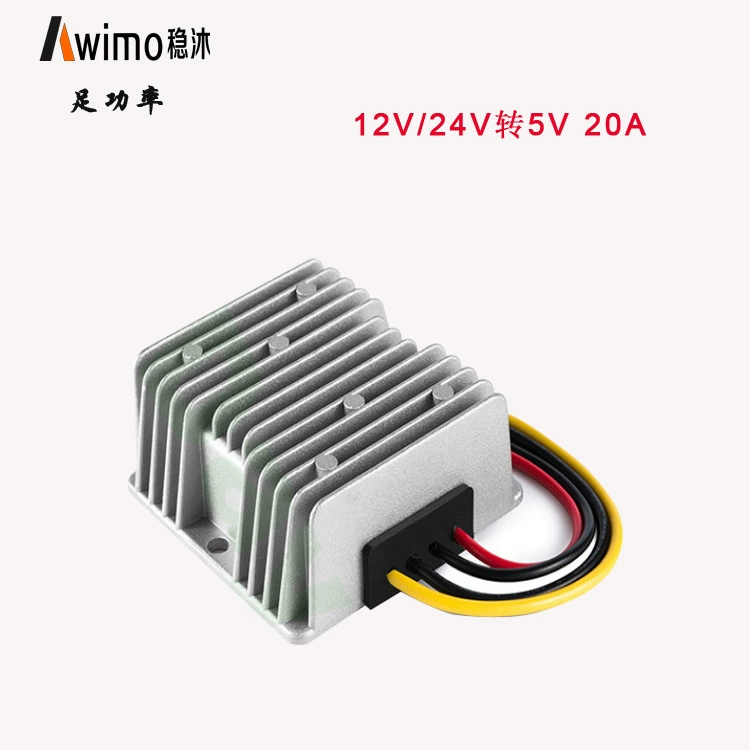 24V до 5V 20A адаптер питания 12V drop 5V Buck Автомобильный светодиодный специальный источник питания
