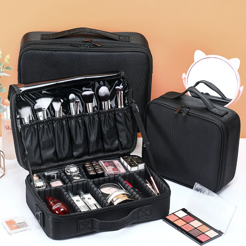 Capacious handheld cosmetic bag for manicure, wholesale