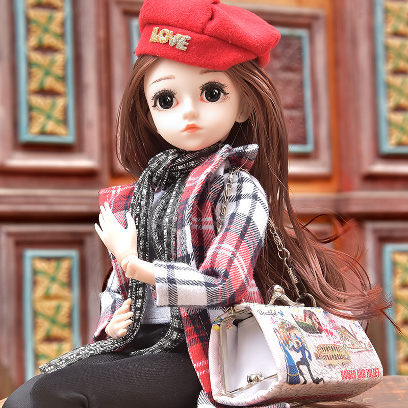 Eimeng Bababi Doll suit Large Little Girl Princess Dress-up Children's Single Big Box Toy