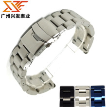 快拆开关生耳 厚度5.7mm 霸气粗犷 22mm 24mm 不锈钢加厚三珠表带