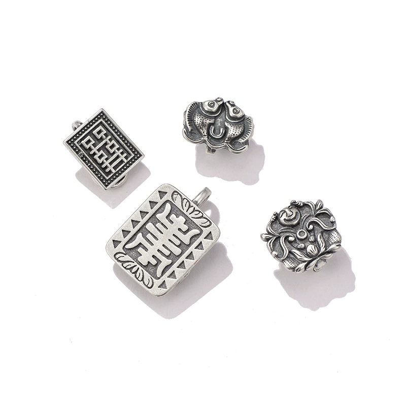 Серебряная стирка, бусины, подвес, ручка, браслет, аксессуар, аксессуары, образец серебра 925, DIY