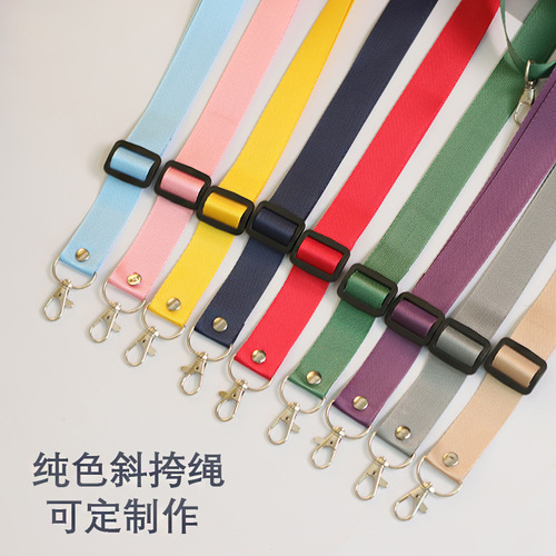 Minimalist monochrome crossbody strap DIY phone case lanyard chain water-resistant bag crossbody bag shoulder strap portable adjustable