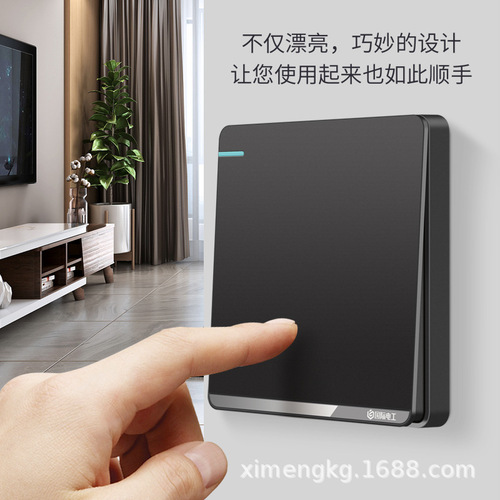 International Electrician Type 86 Concealed Wall Switch Socket Panel One Opening Five Holes 5 Holes USB 16A Kitchen Socket