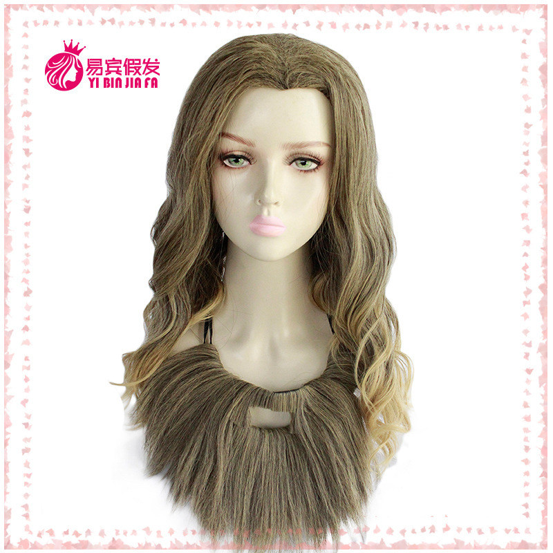 Factory wholesale Avengers Thor beard wig cosplay wig wigs anime wig