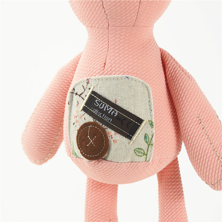 Calmante bebé británico de orejas largas conejo Oso de ballet educativo muñeca de los niños de juguete de peluche muñeca al por mayor