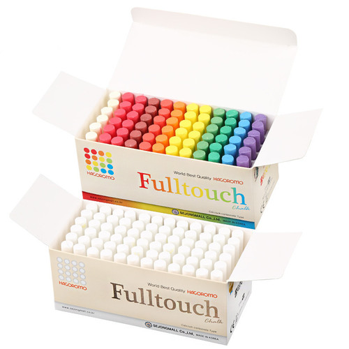Korean Hagoromo dust-free chalk teachers blackboard yellow coloring tools wholesale children's white color chalk