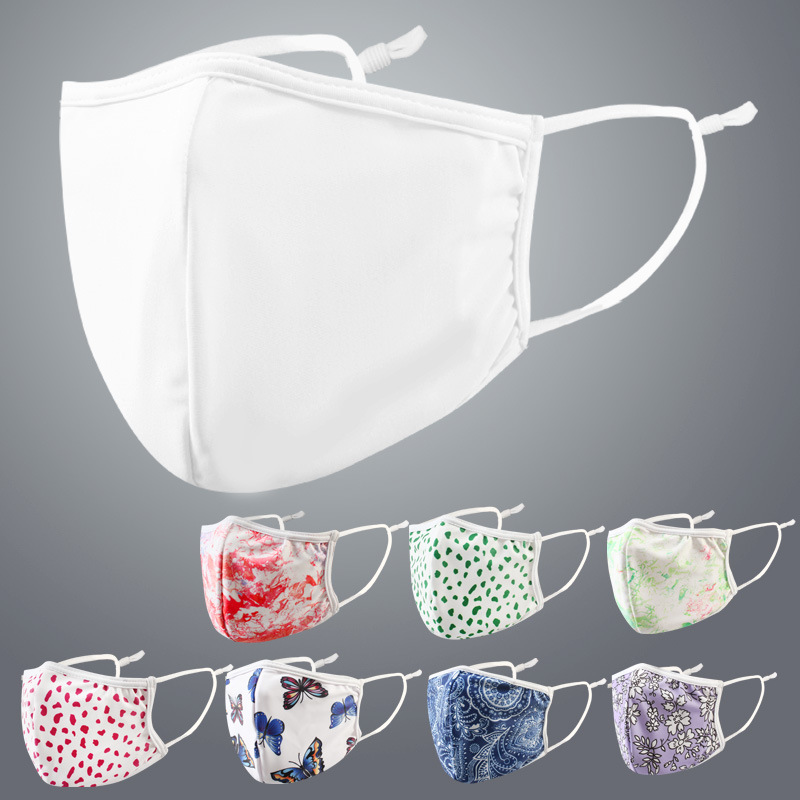 现货成人男女多色可反复水洗过滤灰尘插滤片可调节布口罩货源厂商