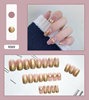 Fake nails, removable cute nail stickers for nails, internet celebrity, ready-made product, 24 pieces