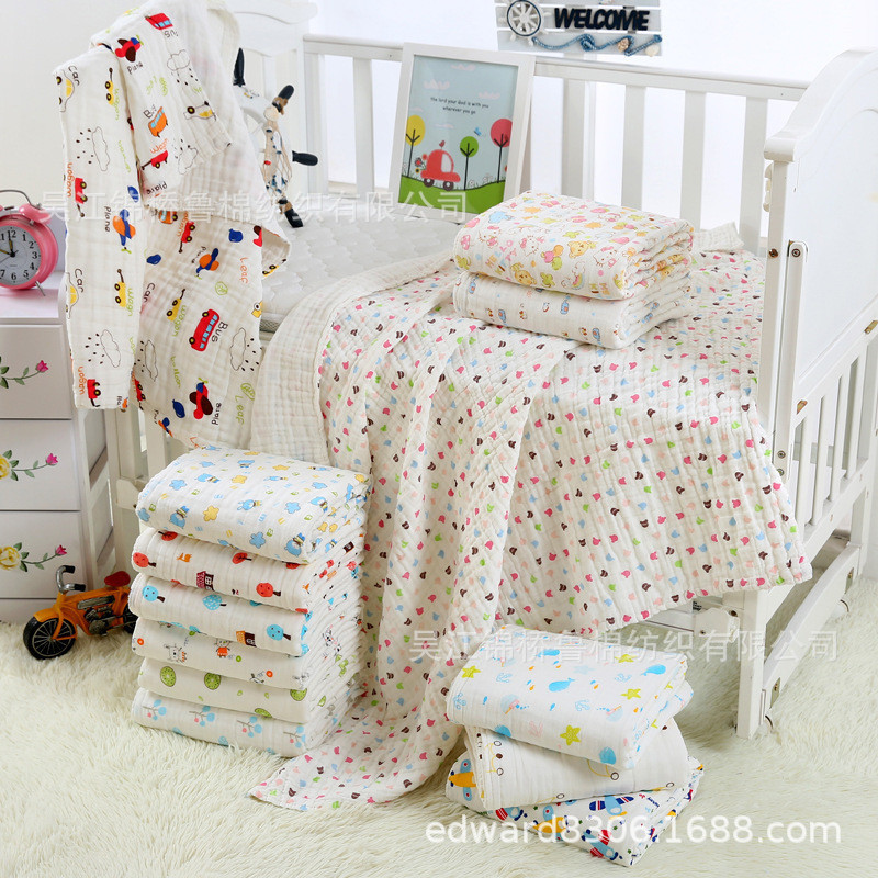 Cartoon Printed Cloud Cotton Embossed Pajamas Home Textile Bed Linen Fabric Polyester Stretch Jacquard Washed Imitation Cotton Double Wrinkled Cloth