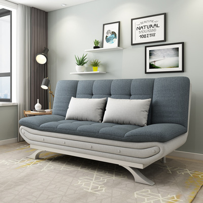 Sofá cama plegable multifuncional, ideal para apartamentos pequeños, sala de estar de doble uso, tamaño para tres personas, venta de fábrica.