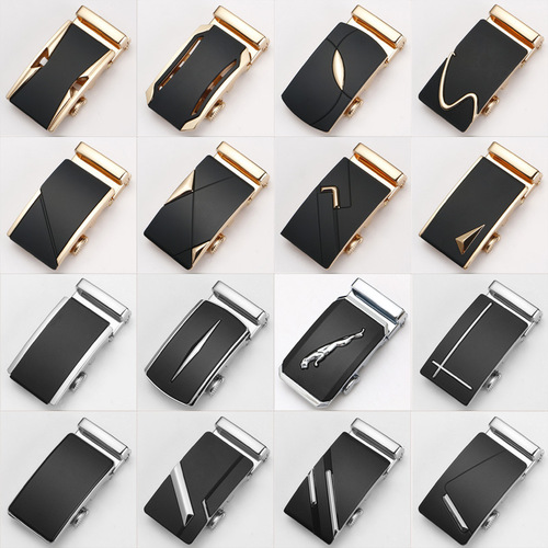 Guanpin 3.5CM men's belt buckle trouser belt buckle head casual belt head business accessories automatic buckle factory wholesale