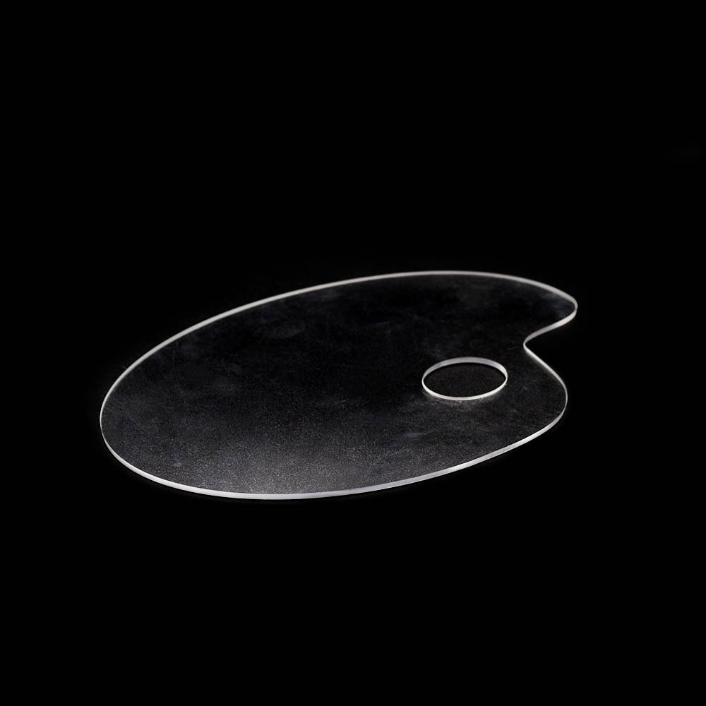 Oval paleta acuarela gouache pintura acrílica Transfronterizo exclusivo acrílico paleta de pintura al óleo paleta transparente