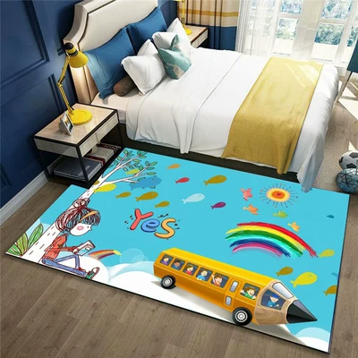 Avtomobil döşəmə paspasları — Floor Mat Girl Carpet Living - pencil-car-40x-60cm