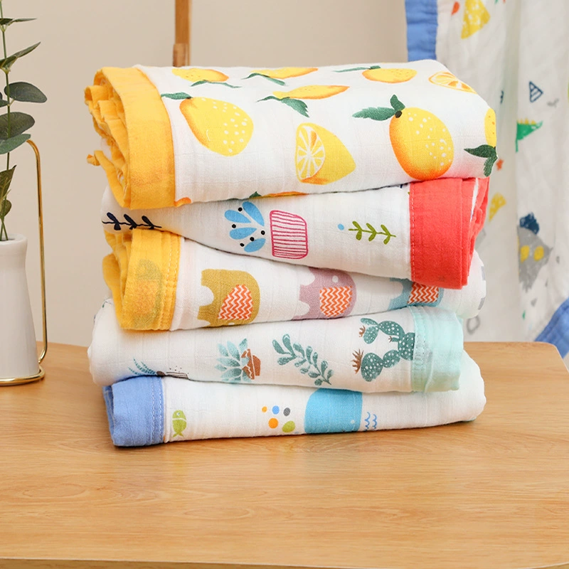 Gauze duvet for baby, children's fluorescence bath towel