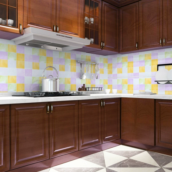 F08 square yellow purple [thickened waterproof]