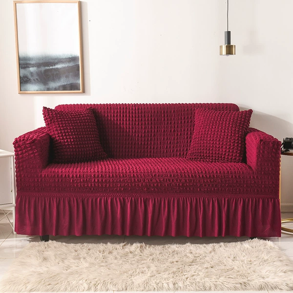 Skirt money -monochrome wine red