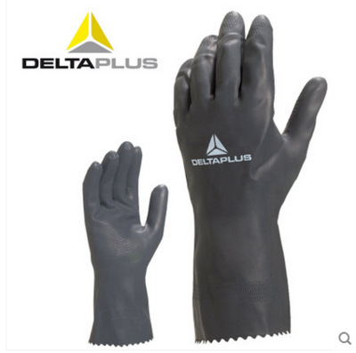 Delta 201511 guantes antiquímicos de neopreno resistentes al aceite, ácido, álcali y alcohol y una variedad de guantes de protección contra solventes