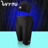 Five -point shark leather pants+hat