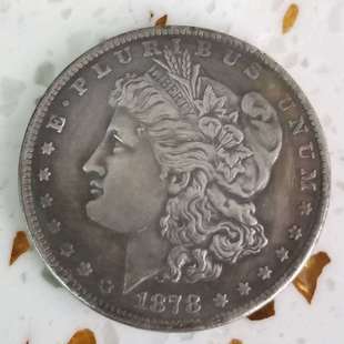 S -версия антикварного серебряного доллара 28 лет американских смешанных партий JP Morgan может звучать Morchia morgan Coin