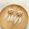 Retro long earrings with tassels, boho style, European style