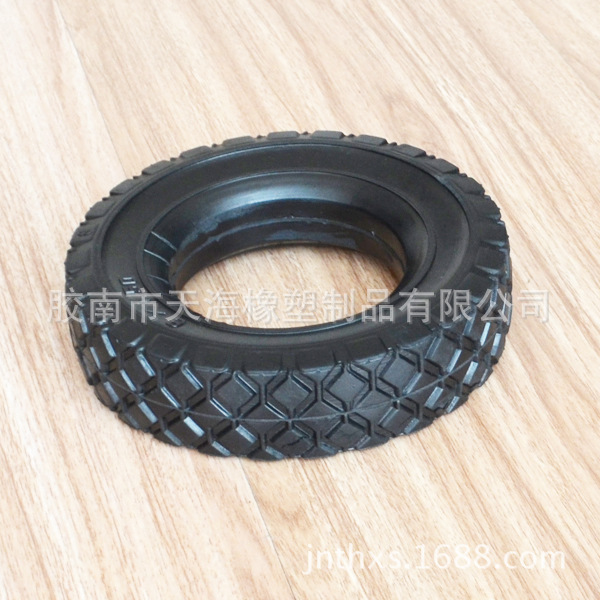6X1.5 英寸实心橡胶轮胎应用于工具车行李车手推车邮车草坪机