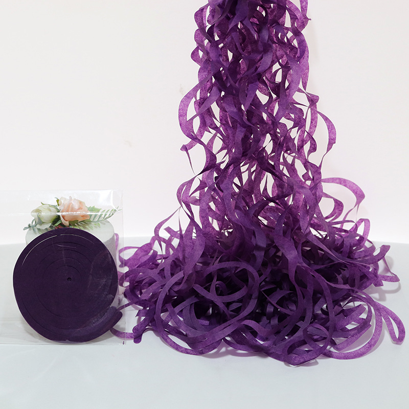 Espiral de la borla colgante de boda de la boda decoración del Partido de cumpleaños suministros adornos en espiral gran ola de papel Garland al por mayor