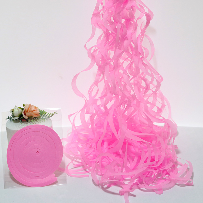 Espiral de la borla colgante de boda de la boda decoración del Partido de cumpleaños suministros adornos en espiral gran ola de papel Garland al por mayor