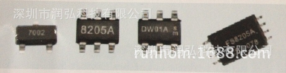 厂价直销售8205B N沟道MOS场效应晶体管 6A 20V SOT-23-6 RUNHOM