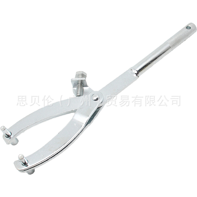 Y-tipo volante blanco pinza pedal motocicleta cinturón disco magnético motor tarjeta fija herramienta de reparación del volante llave